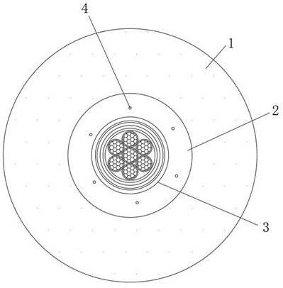 Offshore floating wind power generation cable