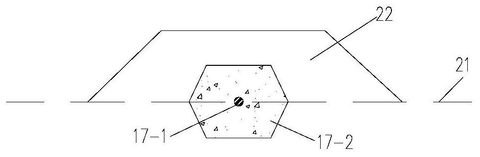 Clay core wall dam with anti-permeation and self-healing functions and implementation method of clay core wall dam