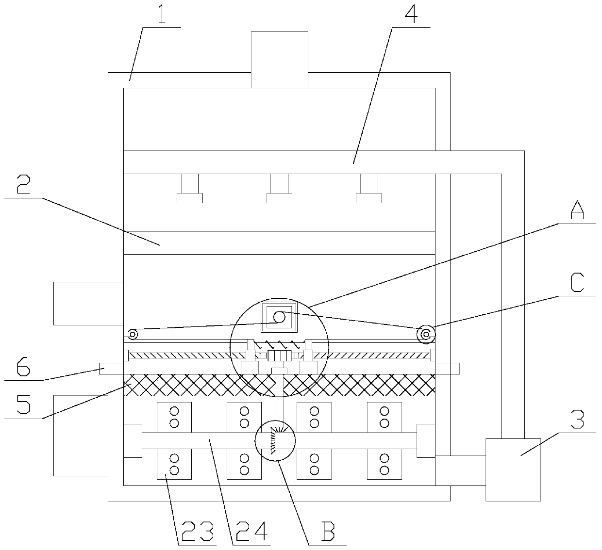 Purification tower having anti-freezing function and used for acid mist treatment