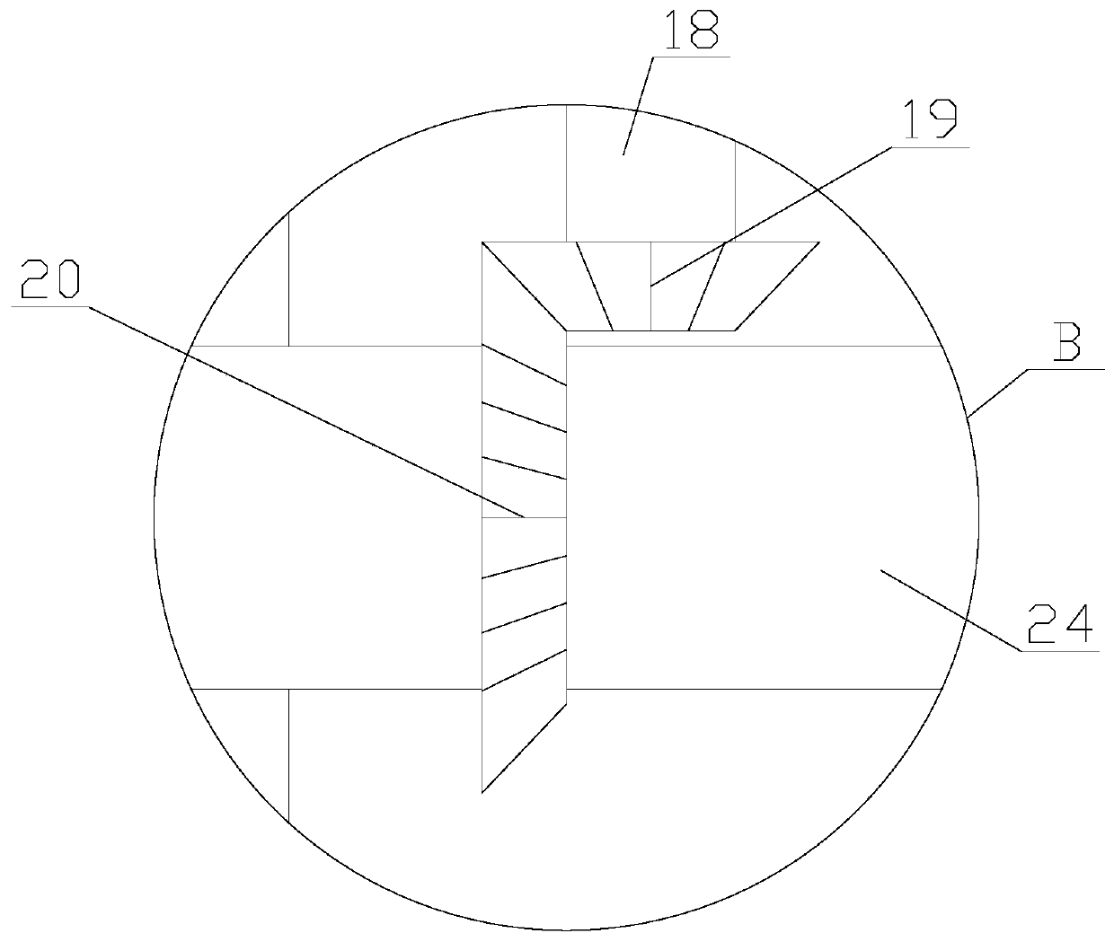 Purification tower having anti-freezing function and used for acid mist treatment