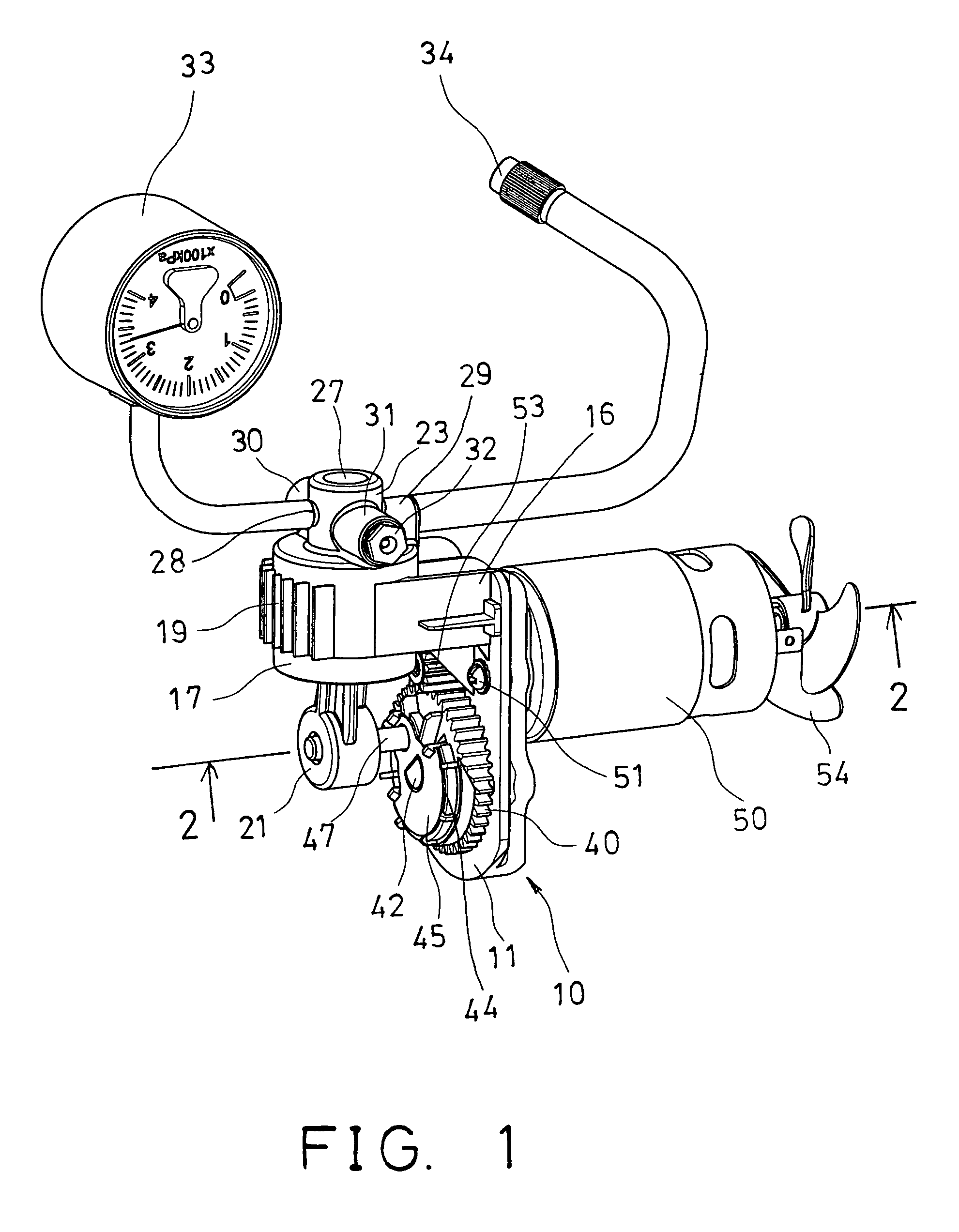 Air compressor having stable configuration