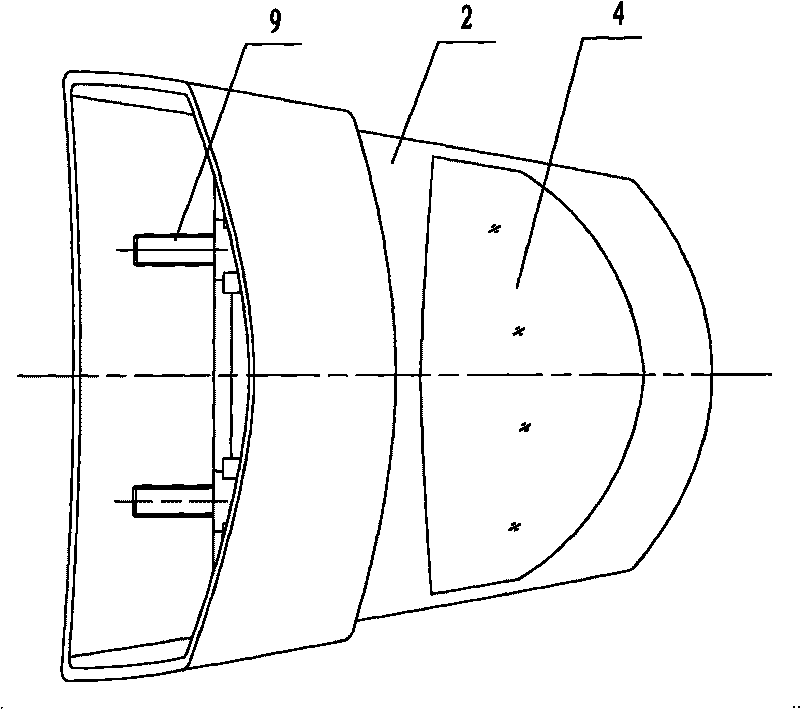 Rear registration plate lamp assembly of motorcycle