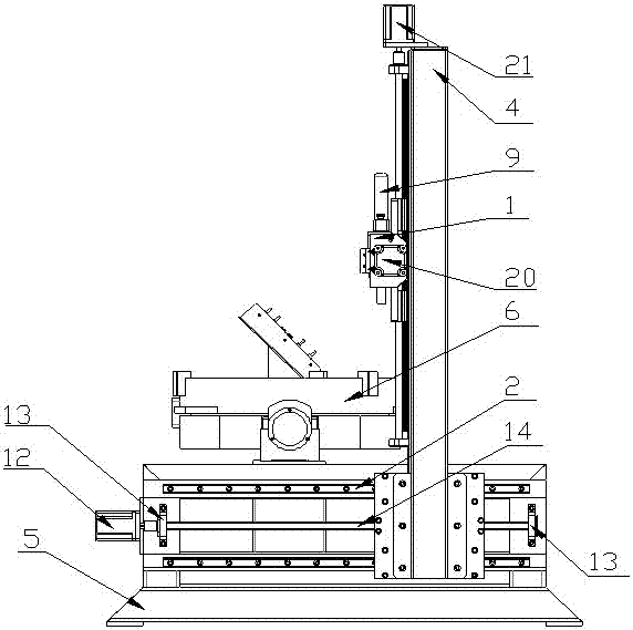 One-piece flange automatic welding equipment with central through hole