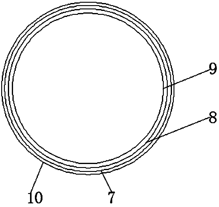 Composite plastic pipeline