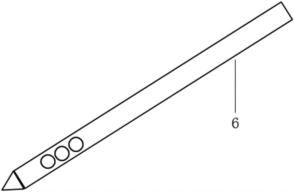 An electronic stylus and its input method for recognizing finger scratching and tapping actions