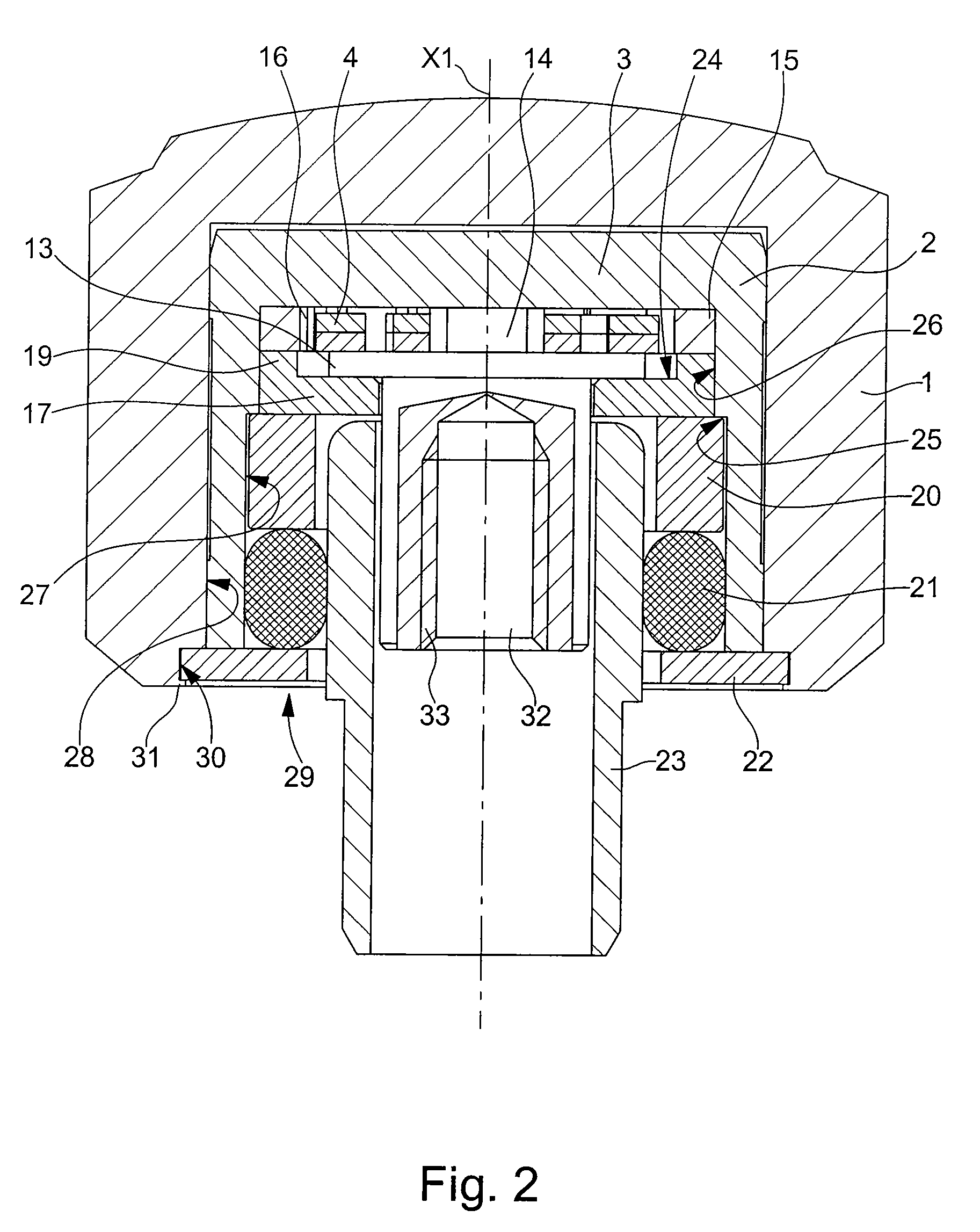 Crown for timepiece with disconnecting gear device