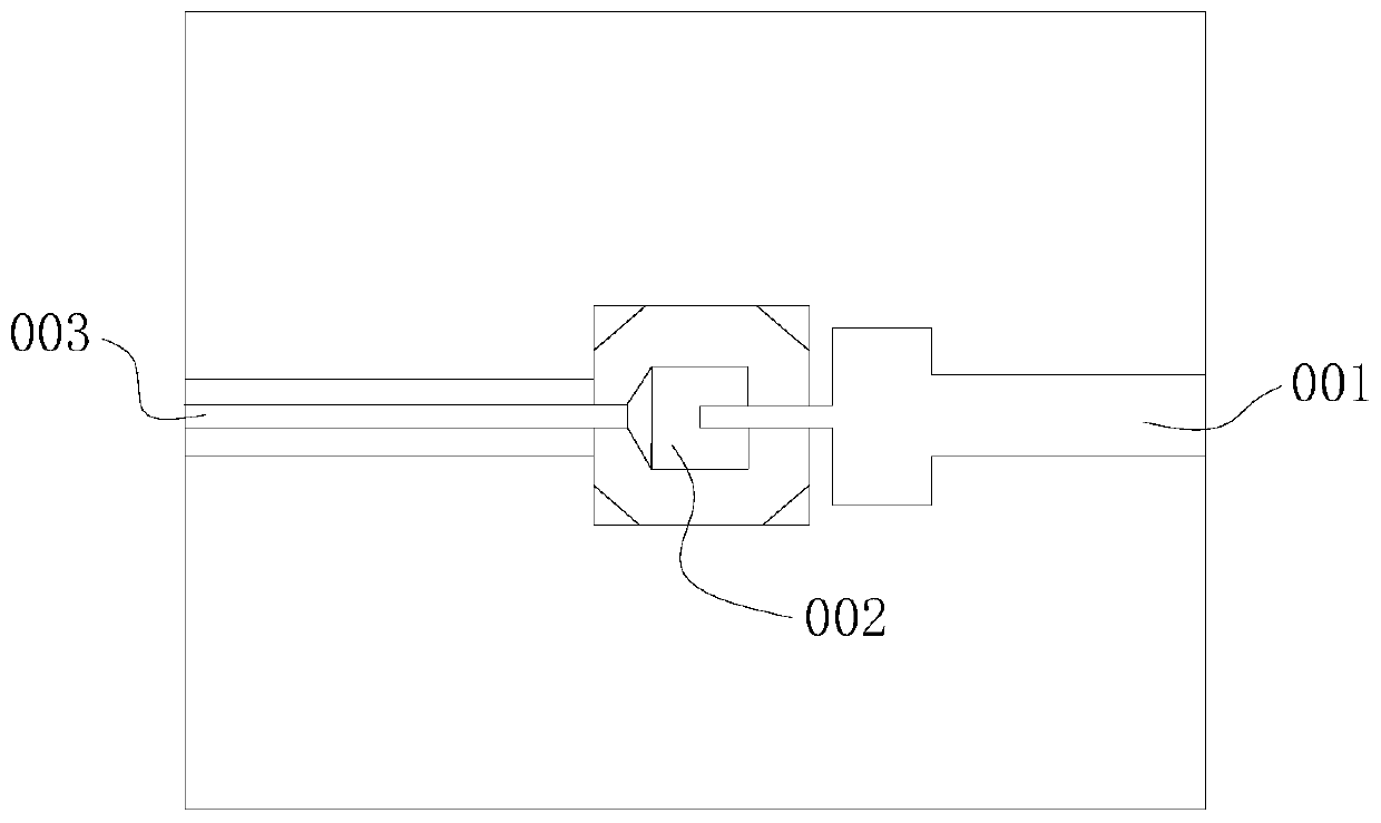 Impedance matching structure and radio frequency device