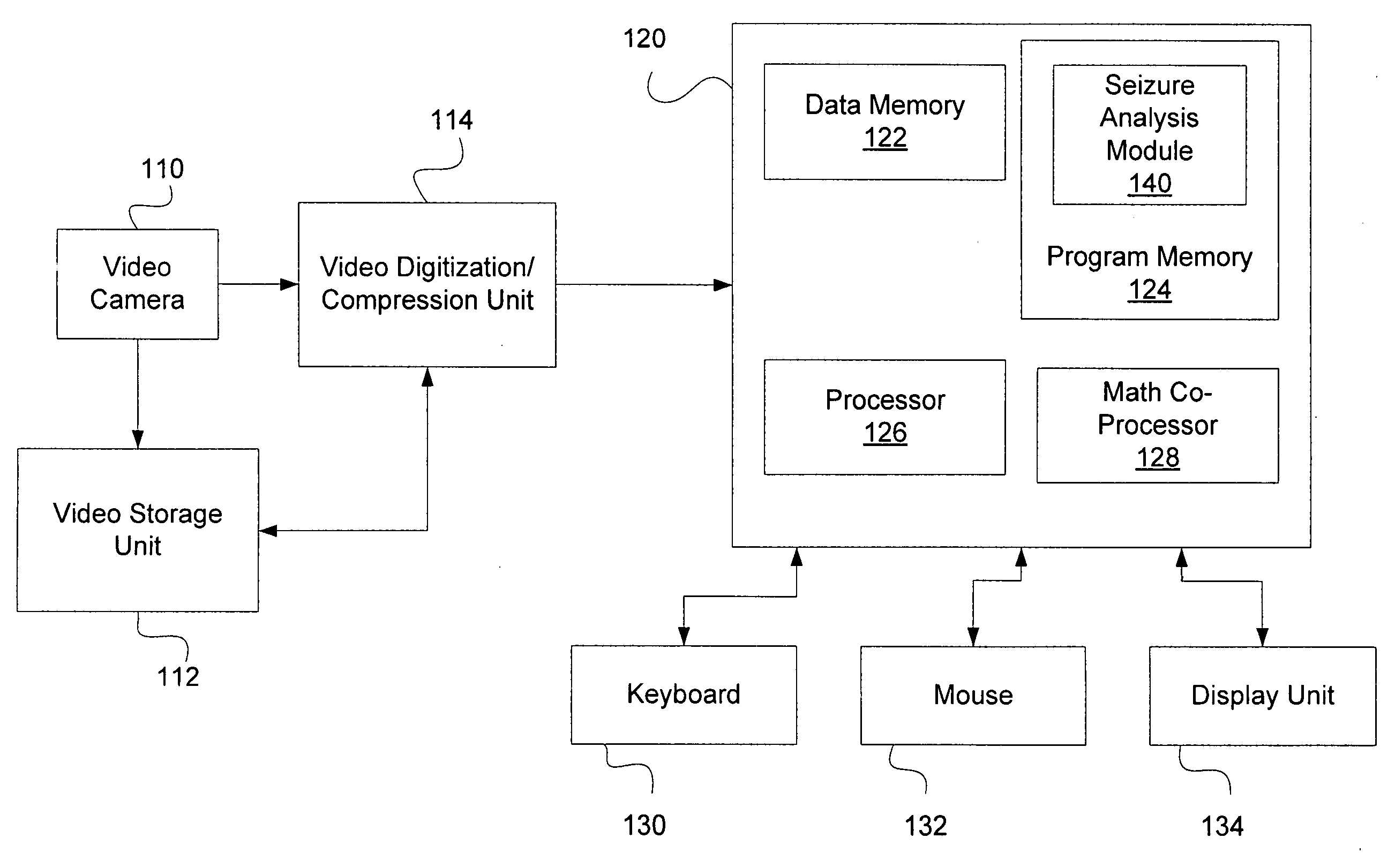 System and method for animal seizure detection and classification using video analysis