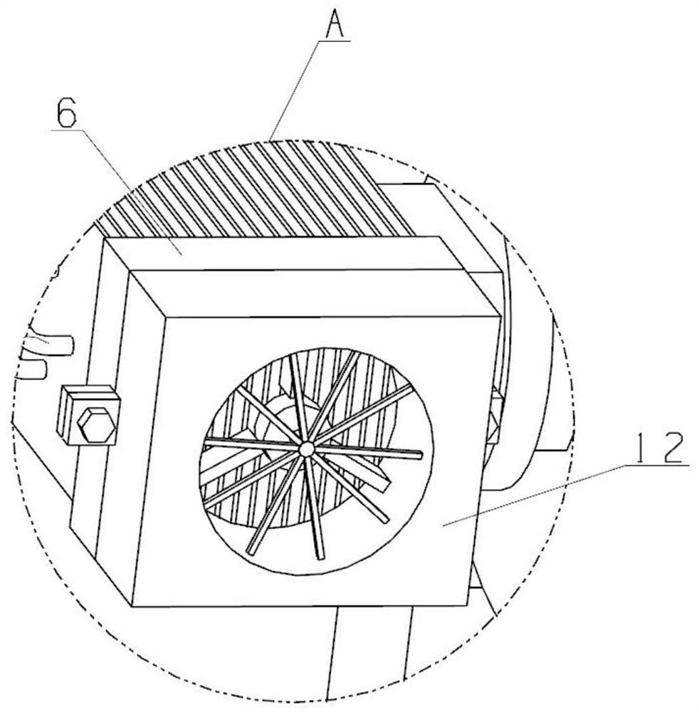 Efficient heat dissipation structure of heating ventilation air conditioner