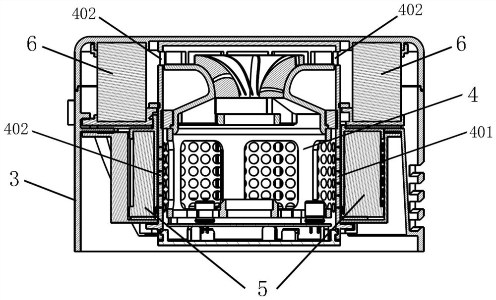 Cyclone separation device and cleaning equipment