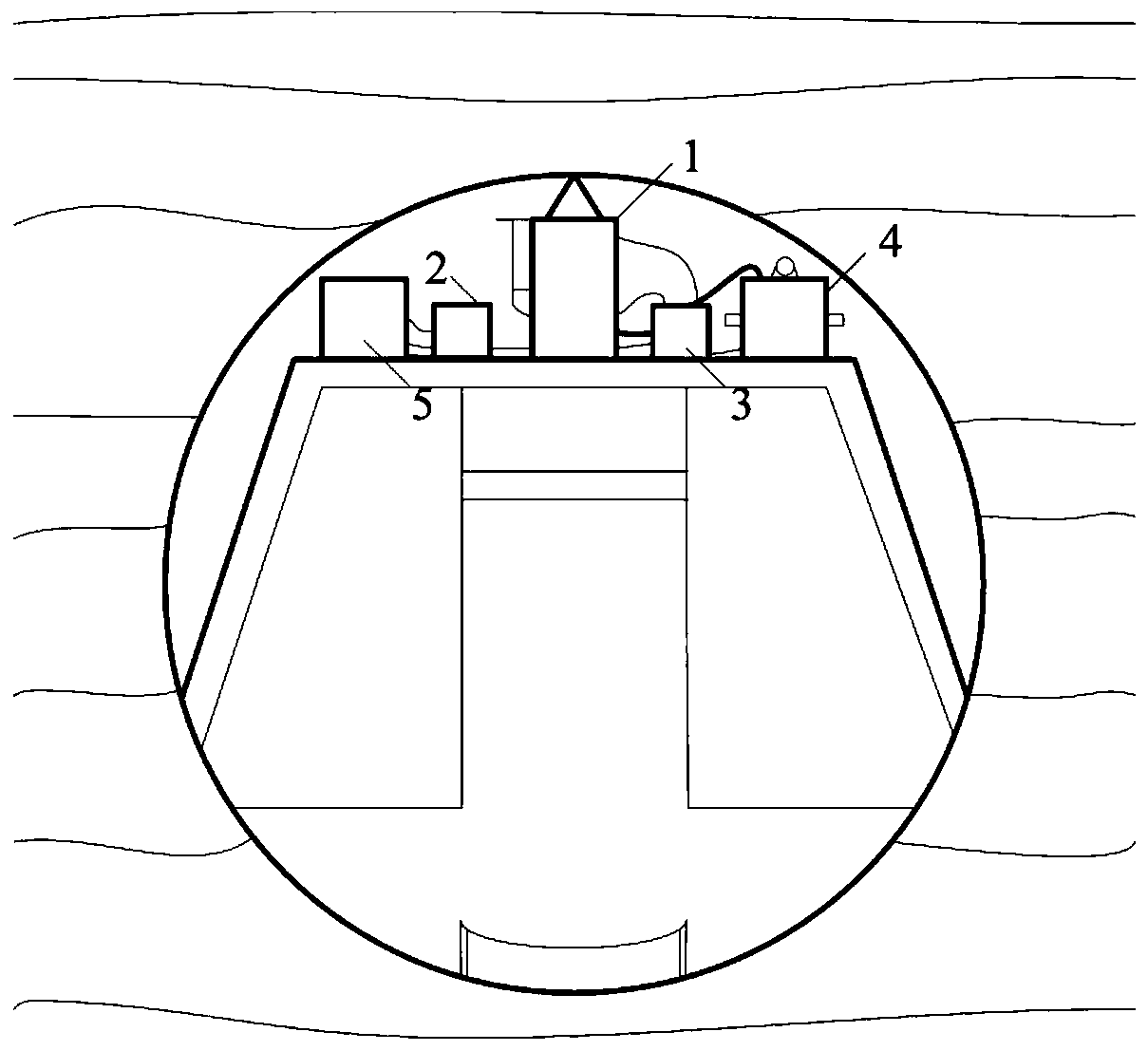 Engineering rock mass mechanical parameter rapid automatic measuring device and application method