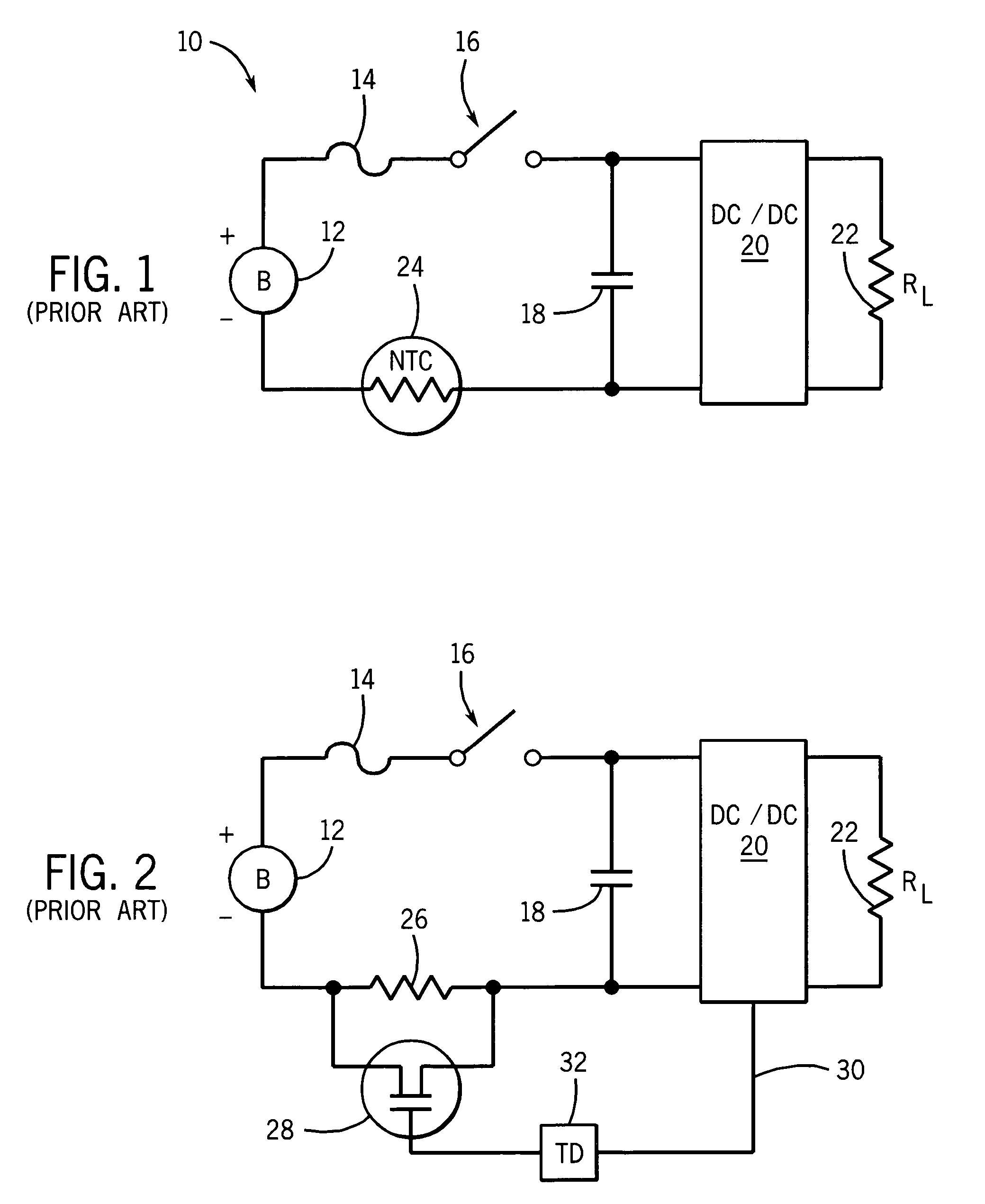 Controlled inrush current limiter