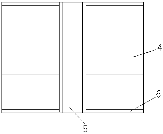 Combined one-way hinge for right-angle test piece loading test