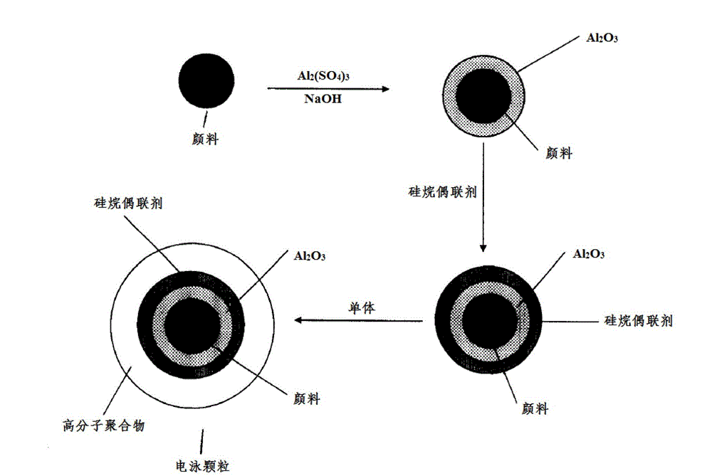 Electrophoresis display particles as well as preparation method and application thereof