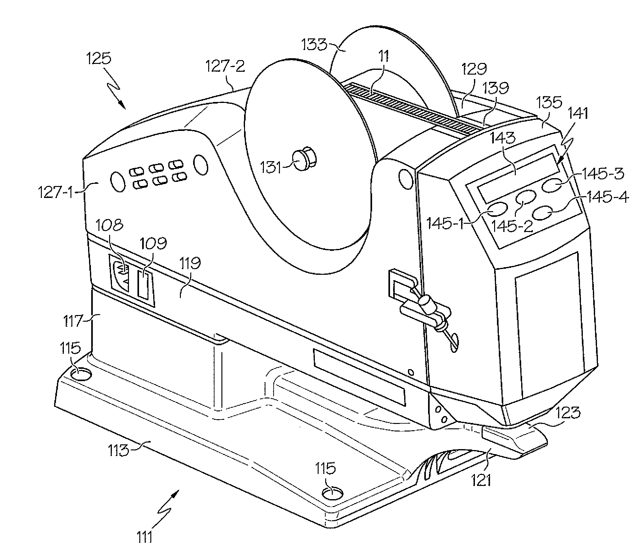 Device for dispensing plastic fasteners