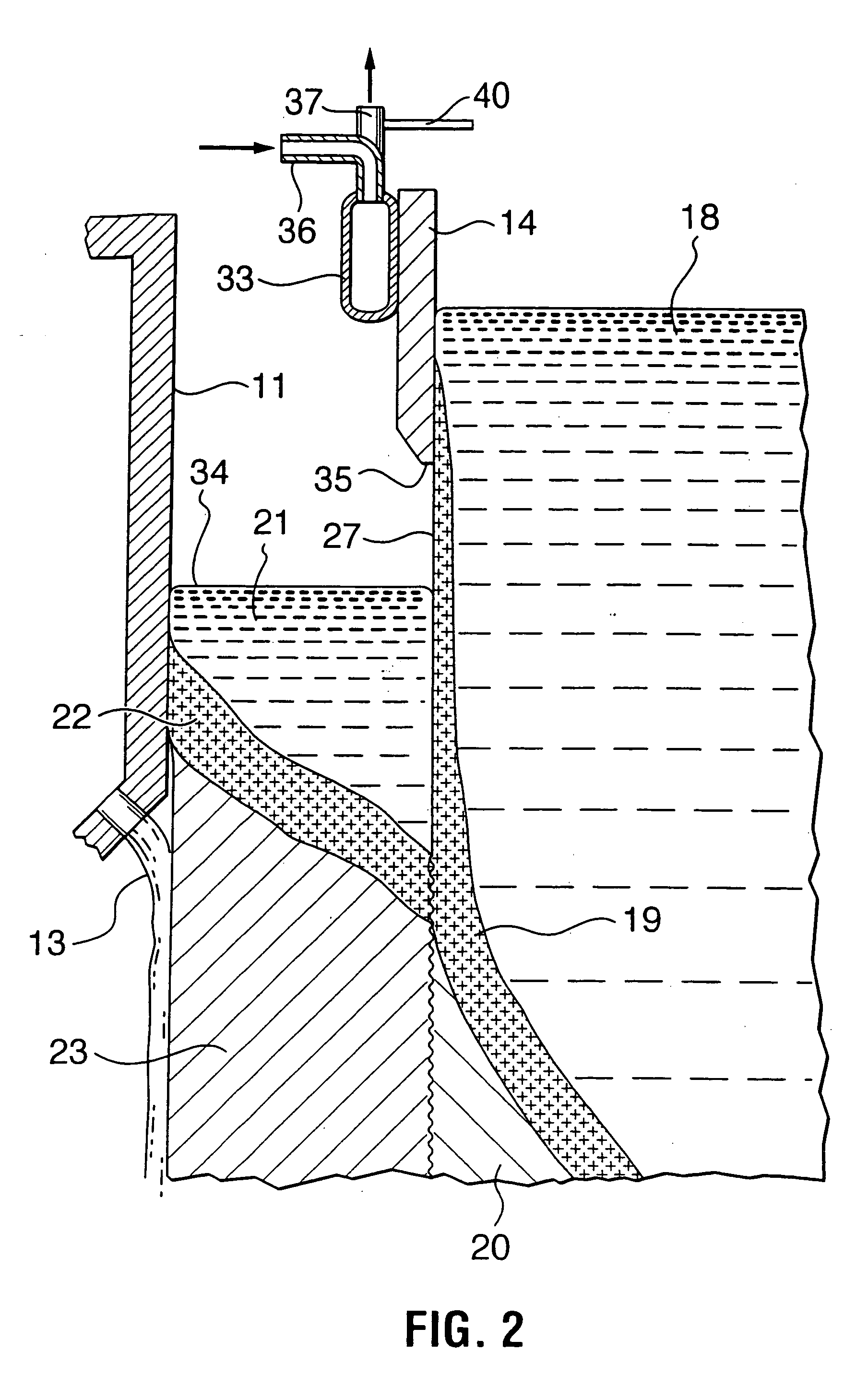 Method for casting composite ingot