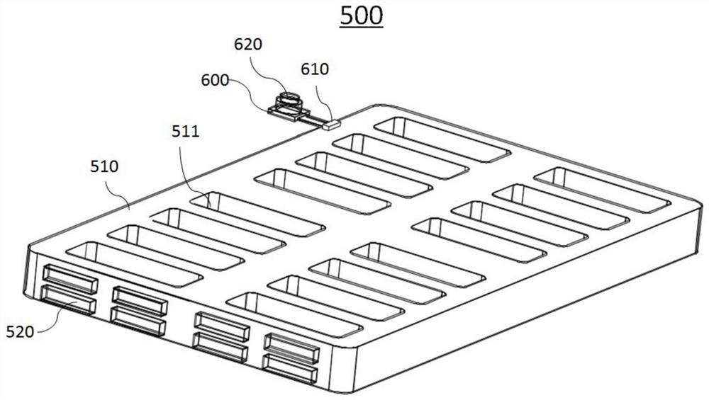 Module detection equipment and jointed board for carrying module array