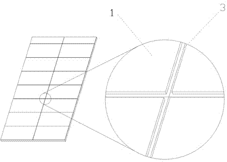 Tile surface material composite plate and novel construction method thereof