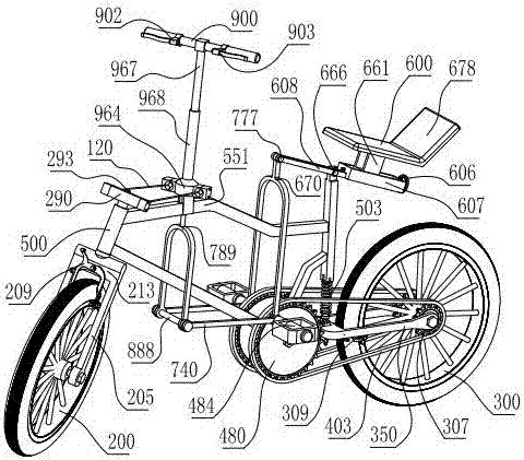 Parallelogram steering mechanism two-handed assisted chromium alloy bicycle