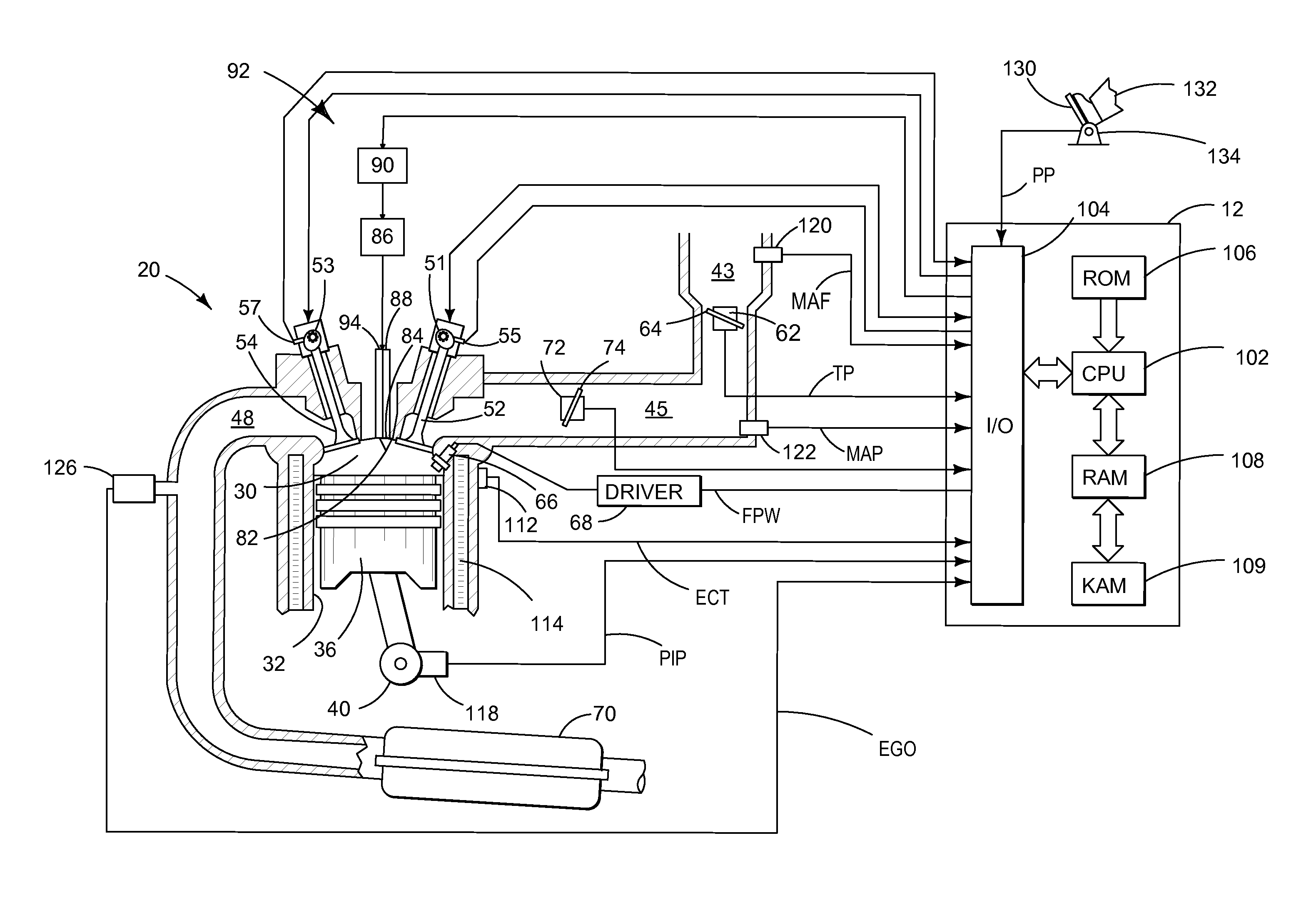 Engine with laser ignition and measurement