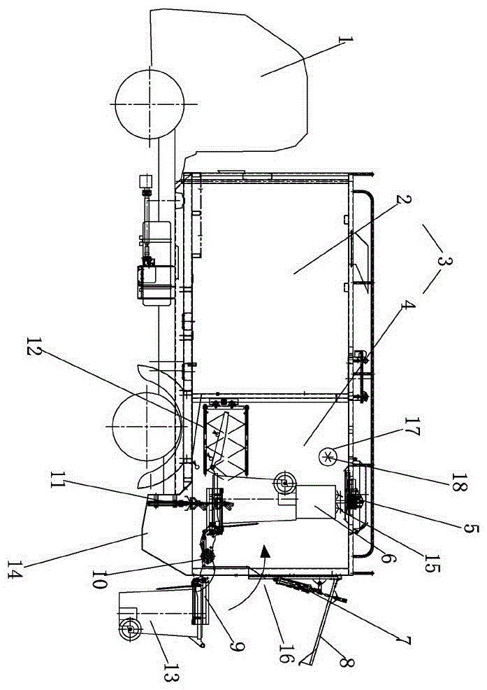 Movable cleaning device capable of automatically cleaning garbage can in all directions