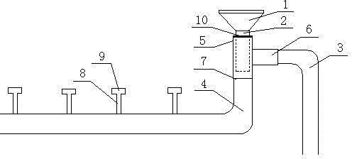 Mandarin fish feeding emptying device