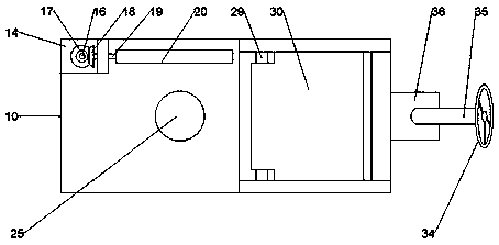 Mobile bed structure used by cerebral infarction patient