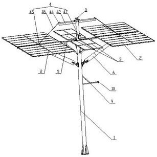 Intelligent lifting type photovoltaic power station and lifting method thereof