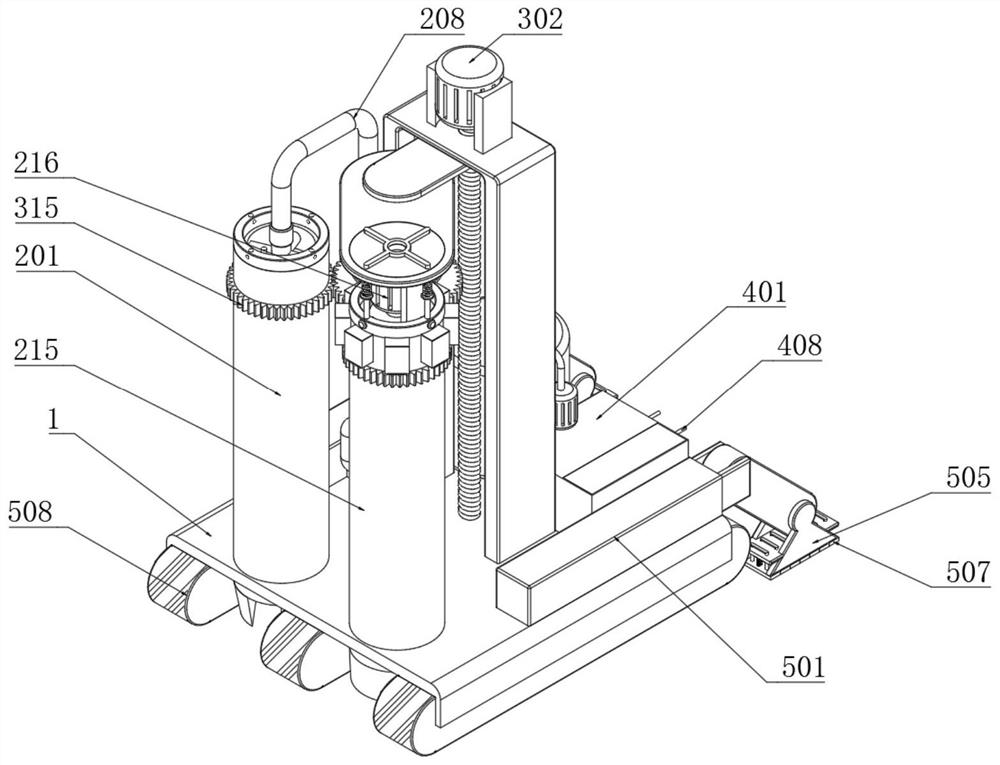 Rock-soil detection device for geological exploration