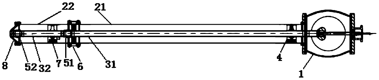 Test platform and test method of mechanical reliability of three-post insulator of GIL device