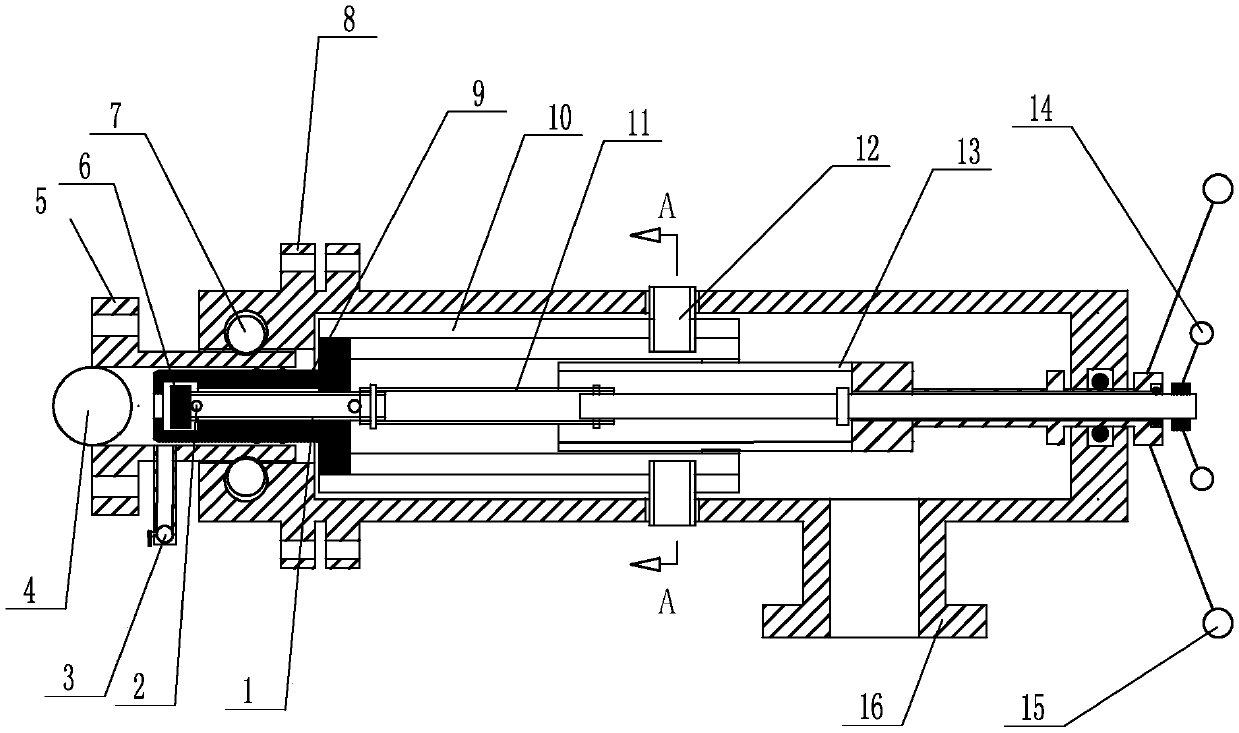 Liquefied gas rapid mounting and dismounting connector