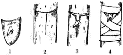 A kind of garden ornamental gazebo type crown molding method