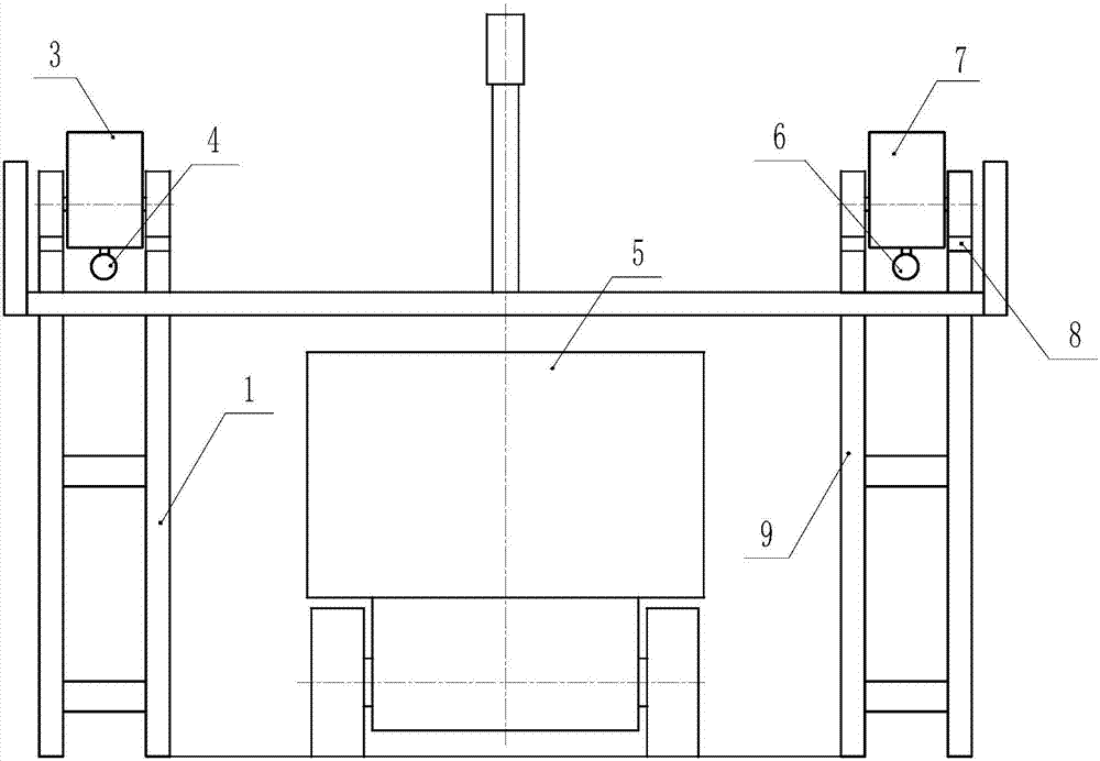 Method for measuring outer contour size of static laser scanning vehicle