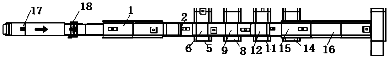 Sorting method of intelligent goods sorting device