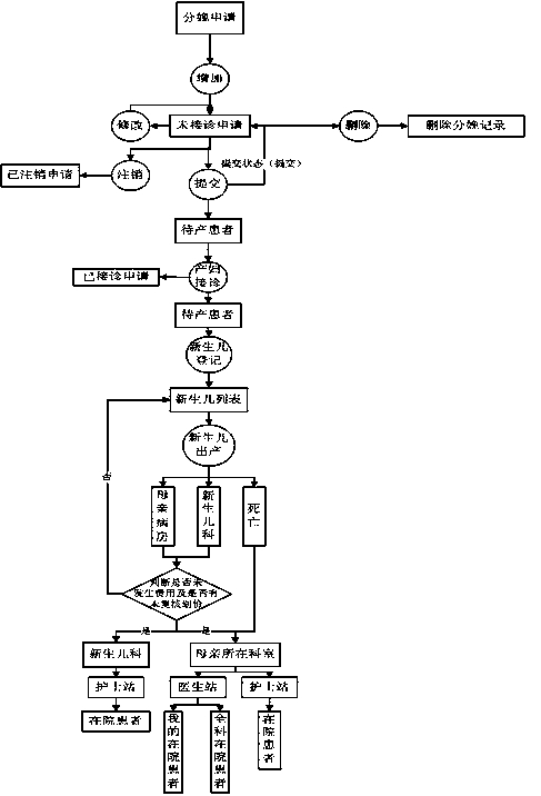 Hospitalization electronic medical record system