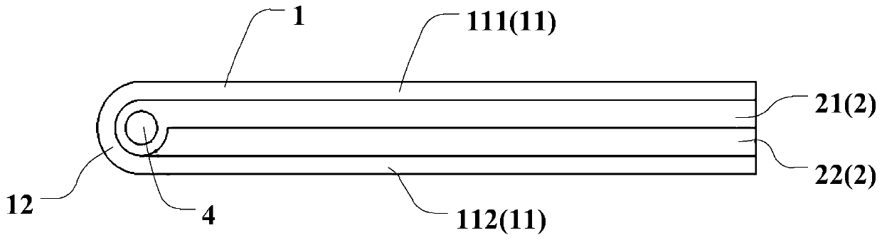 A supporting structure of a foldable display device and the foldable display device