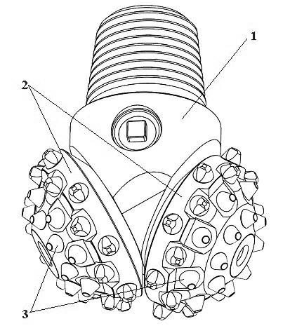 Composite bit with rotary cut rock-breaking function