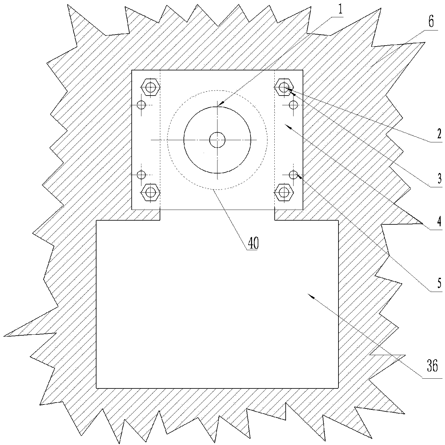 Large-caliber sampling device and system for columnar sediments in lake