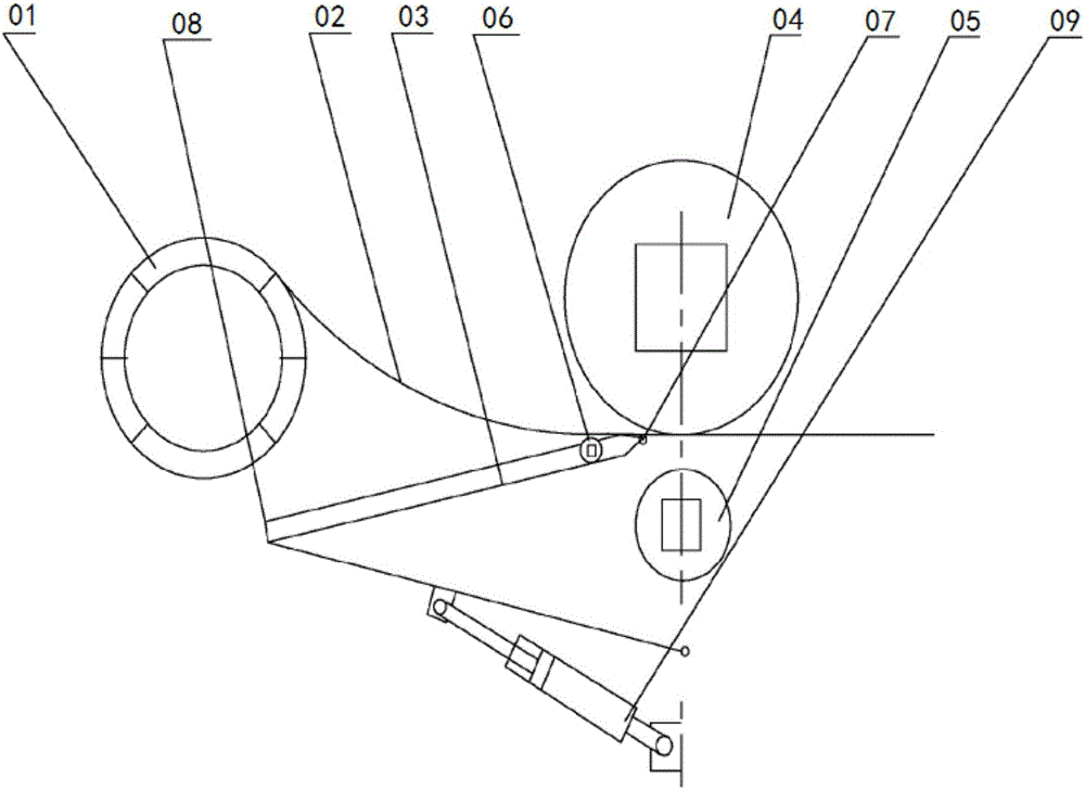 Control method for preventing tail flicking in steel-strip precision rolling