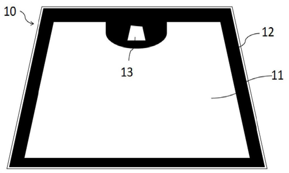 Method for measuring the optical quality of a given region of a glazing unit and associated measuring device