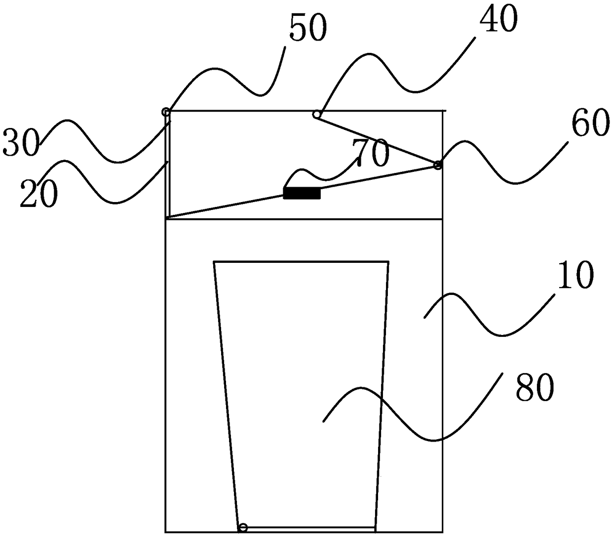 Barrier-free waste recycling device, recycling incentive method and system