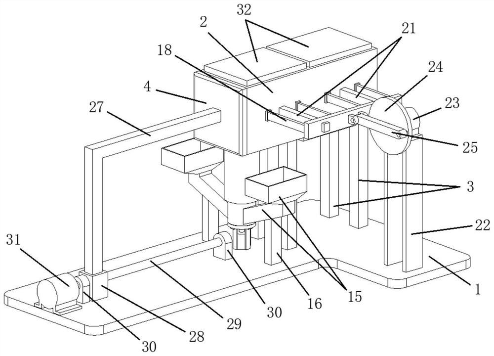 Polypropylene foaming particle mixing and extruding equipment and use method