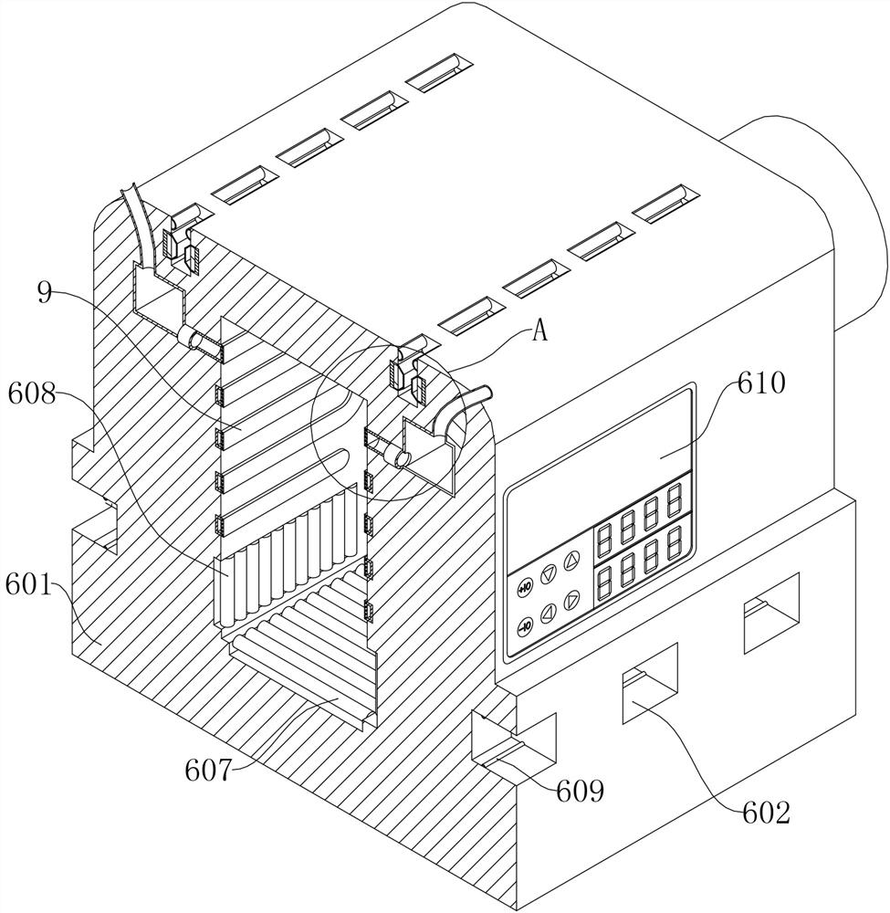 Battery detection device of new energy automobile