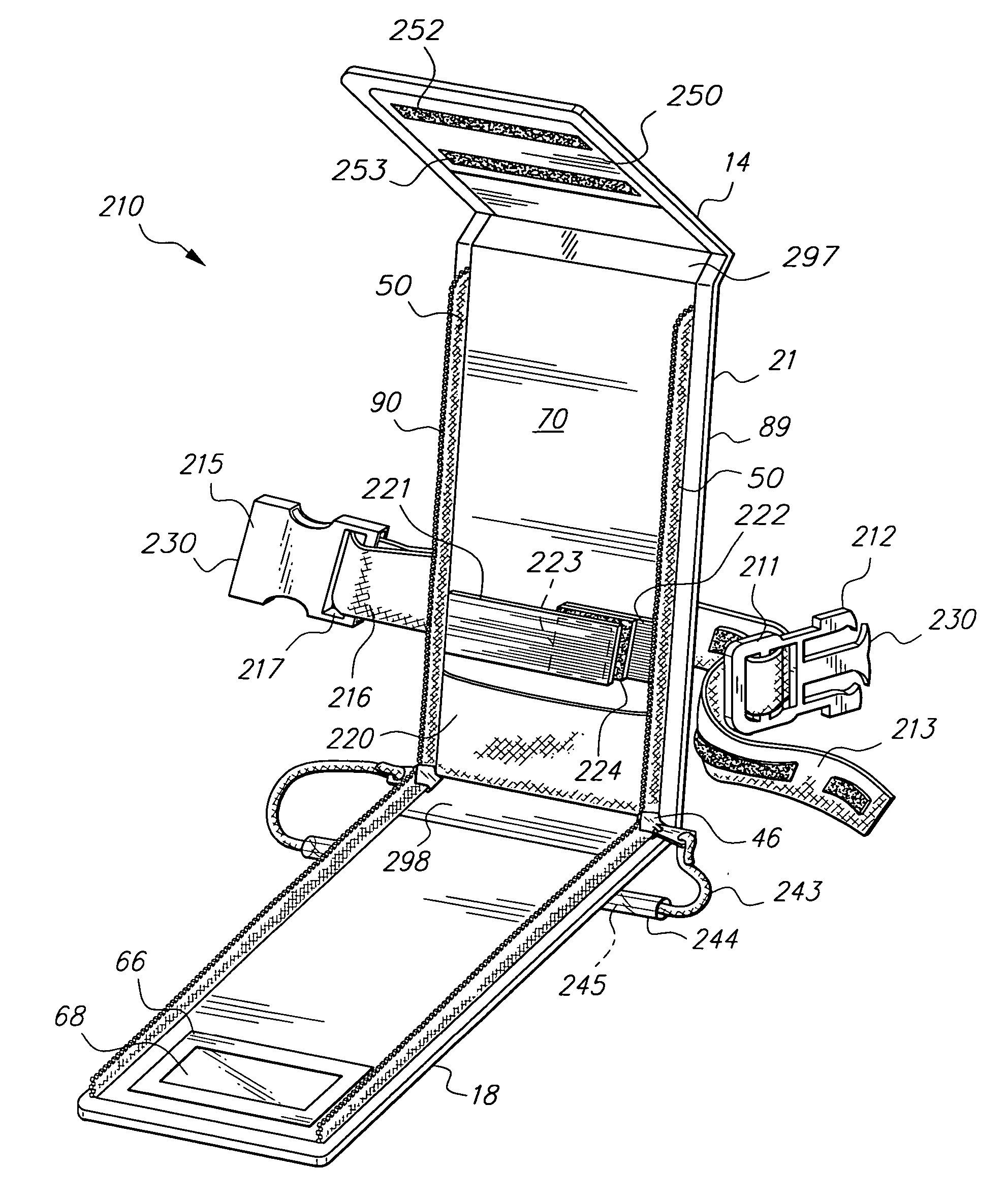 Traffic ticket book holder