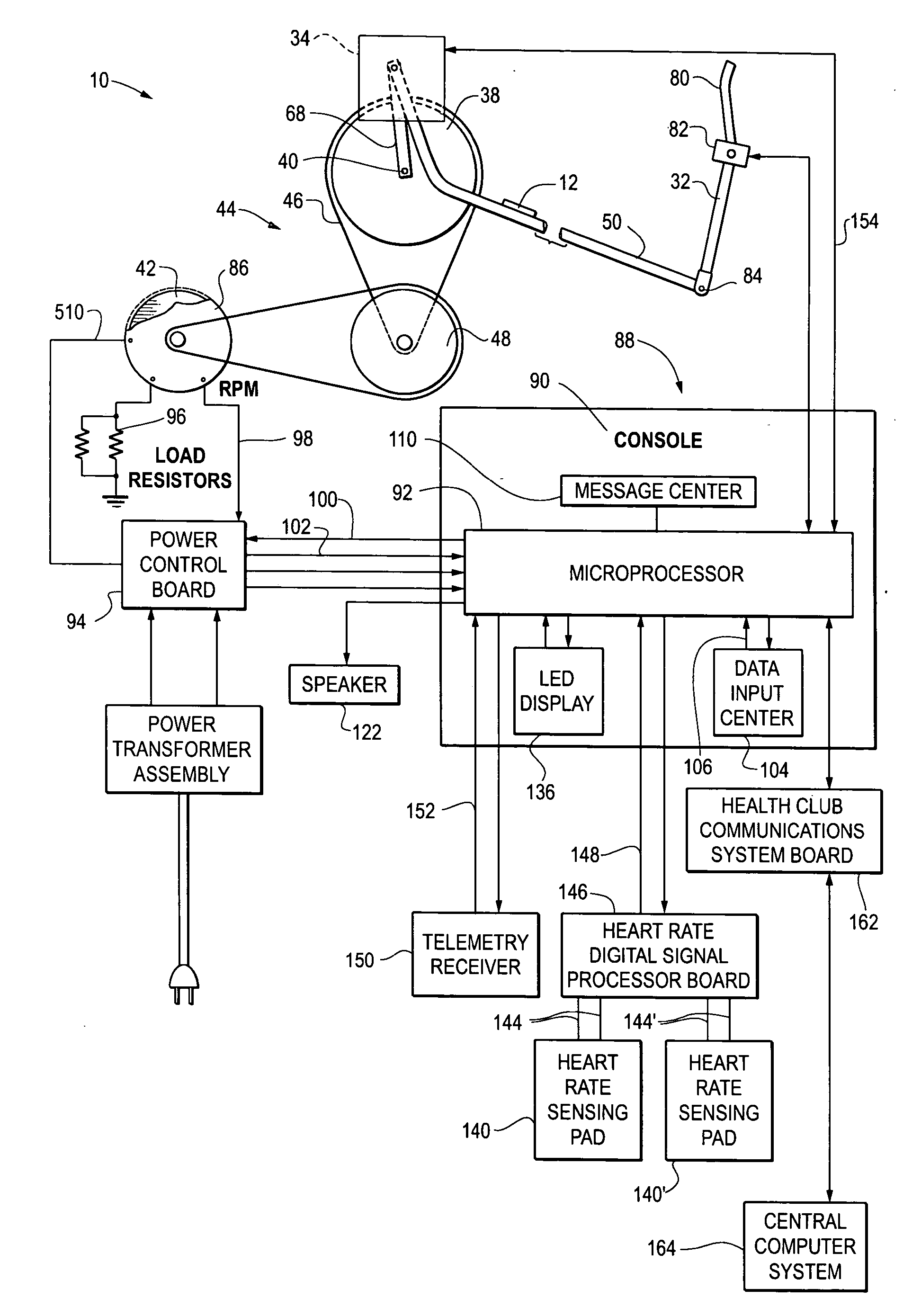 Elliptical step distance measurement