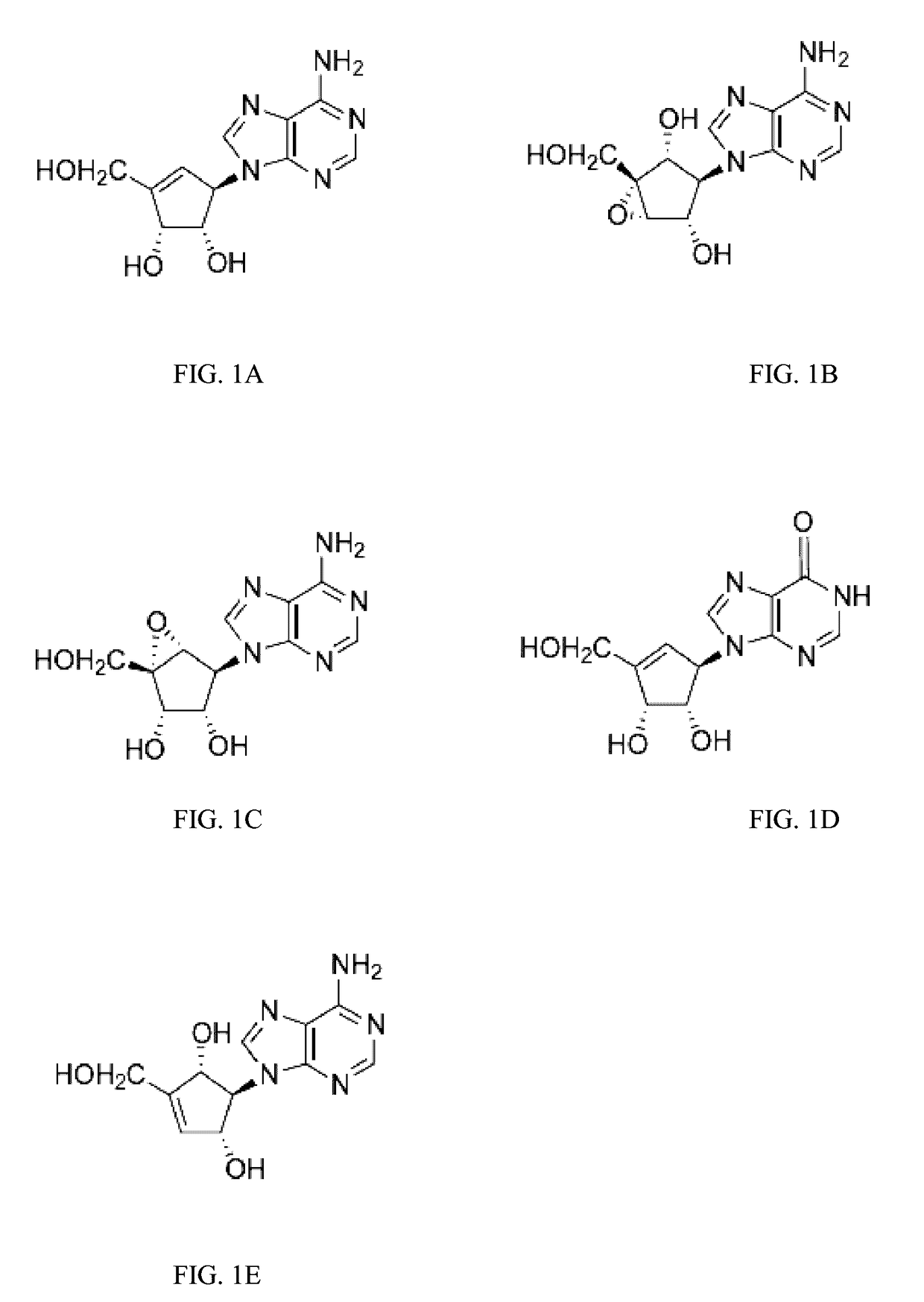 Enantiomers of the 1′,6′-isomer of neplanocin A