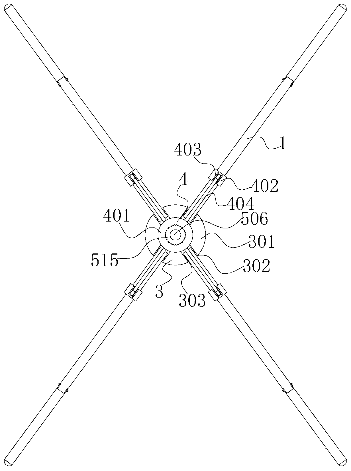 A field tent that can be automatically opened based on pressure accumulating elastic force