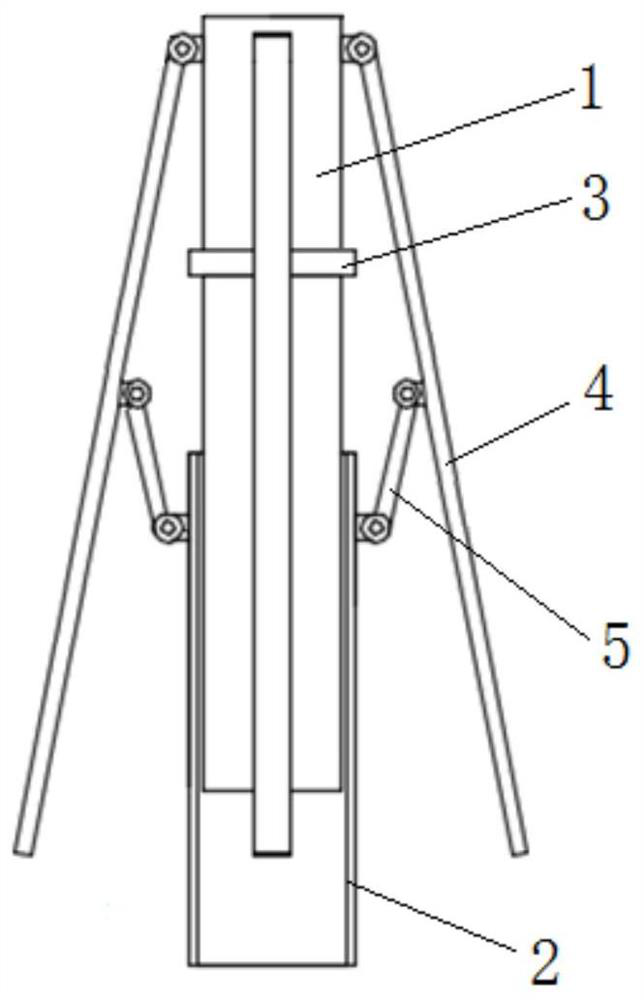 Vertical undercarriage of unmanned aerial vehicle