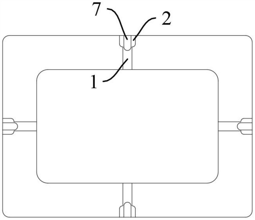 Slot structure, plastic suction mold frame, plastic suction cutting mold and machining and assembling method thereof