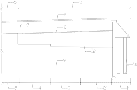 A method of dealing with bridge head jumping based on portal cement mixing wall